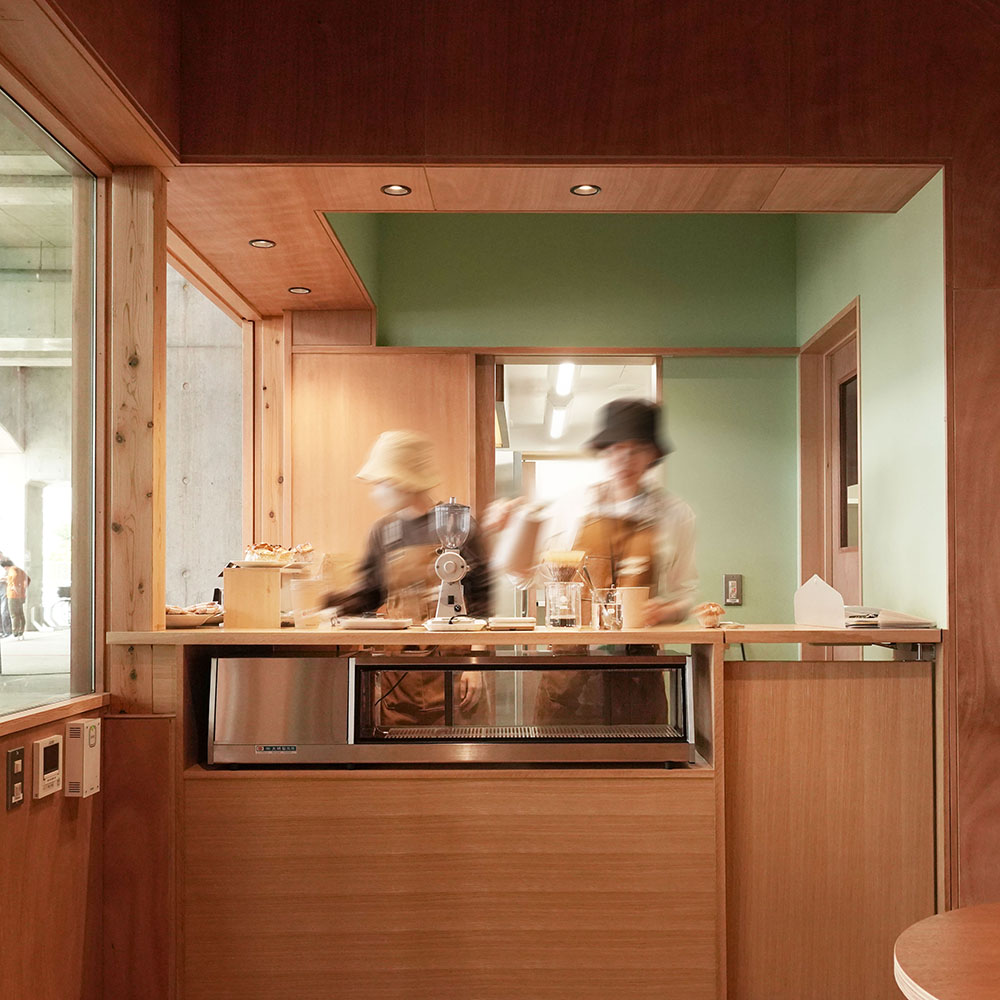 コーヒースタンドの写真